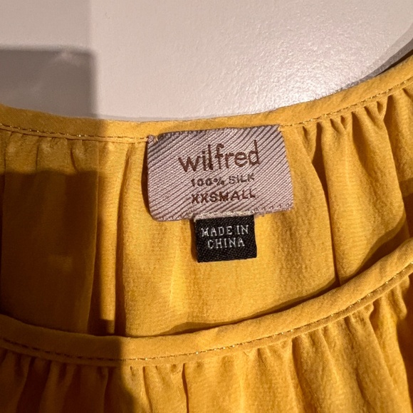 Wilfred 100% Silk Dress Size XXS - Picture 6 of 6